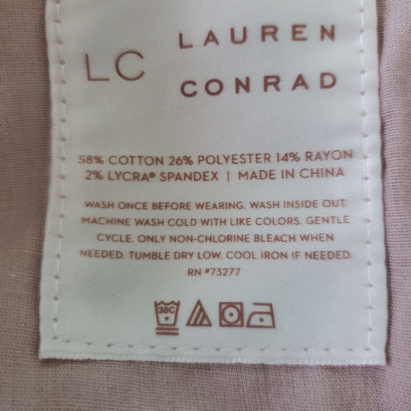 Lauren Conrad Blush Ankle Crop Skinny Twill Jeans - Picture 6 of 6